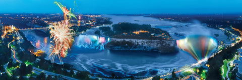 Masterpieces 1000 Piece Jigsaw Puzzle For Adults, Family, Or Kids - Niagara Falls Panoramic - 13"x39"