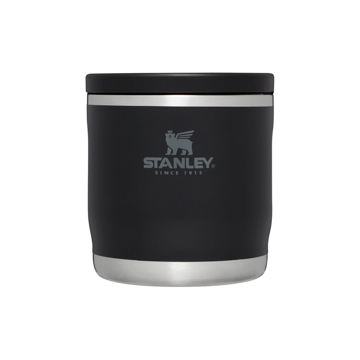 Stanley Adventure To-Go Food Jar 0.35L - 4 Hours Hot - 4 Hours Cold - Leakproof Food Flask - Easy Clean Wide Opening - Dishwasher Safe - BPA-Free Soup Flask - Black