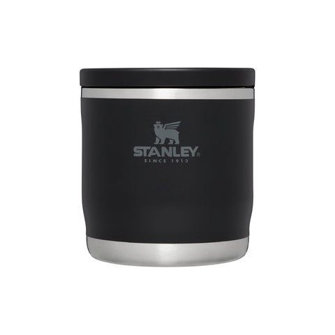 Stanley Adventure To-Go Food Jar 0.35L - 4 Hours Hot - 4 Hours Cold - Leakproof Food Flask - Easy Clean Wide Opening - Dishwasher Safe - BPA-Free Soup Flask - Black