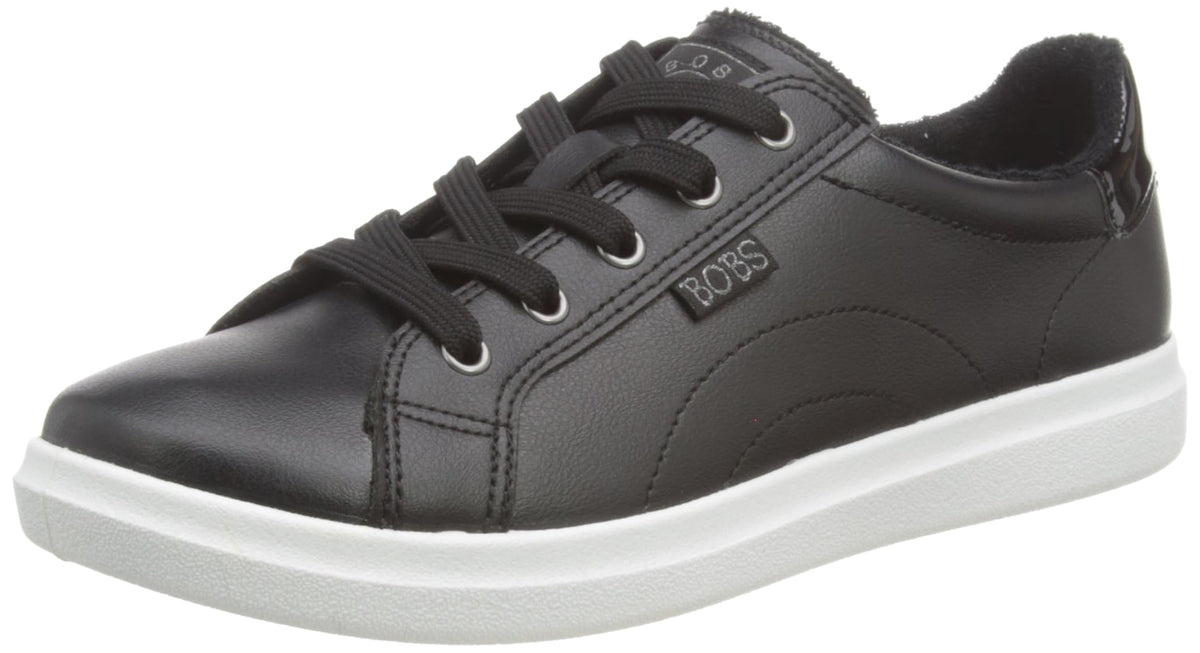 Skechers Women's Bobs D'vine-Instant Delight Sneaker, Black, 8.5