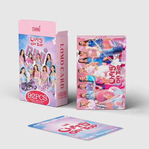 92 small cards BINI's new album Cherry On Top replacement photo card Star collection card Double-sided photo card (94263-BINI [July new album])