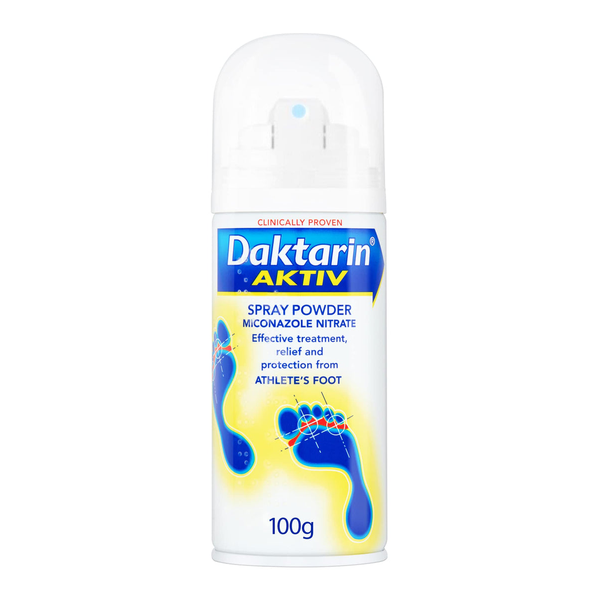 Daktarin Aktiv Spray Powder, 100g