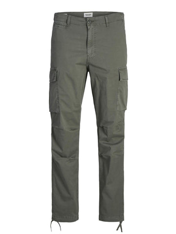 JACK & JONES Men's Jpstace Jjtucker Cargo AMA Noos Trousers, Agave Green, 32 W/32 L