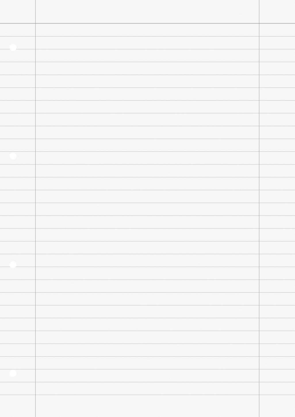 Brunnen 1066947 Ring Binder Inserts A4 (Lined with Margines, Line Style 27, 100 Sheets, 70 g/mÂ²), White