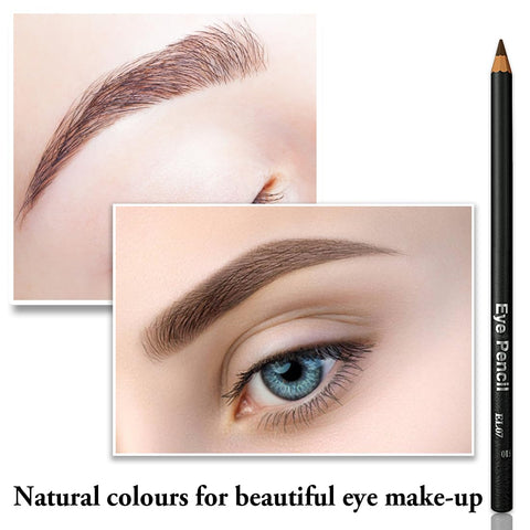 Generic Waterproof Eyebrow Pencil, Long-lasting Formula, Brow Shaping and Definition, Eyebrow Pencil *1; Eyebrow Stencil *3; Eyebrow Razor *1, Brown #-0419027