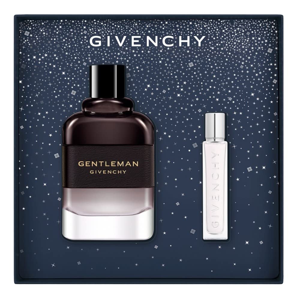 Givenchy GENTLEMAN 2-Piece Gift Set for Men, (3.4 Oz Eau De Parfum Spray + 0.42 Oz Eau De Parfum Travel Spray)