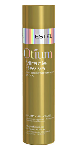 Estel Professional Otium Miracle Revive Shampoo 250 ml Deeply Cleanses Restores Hair From Root To Tip Balances Moisture Strengthens Hair From The Inside 8.45 Fl Oz