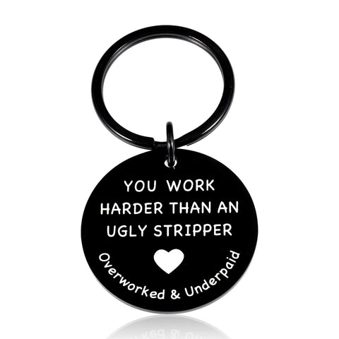 KINMES Funny Office Appreciation Gifts for Coworker Employee Appreciation Leaving Gift, Black, S