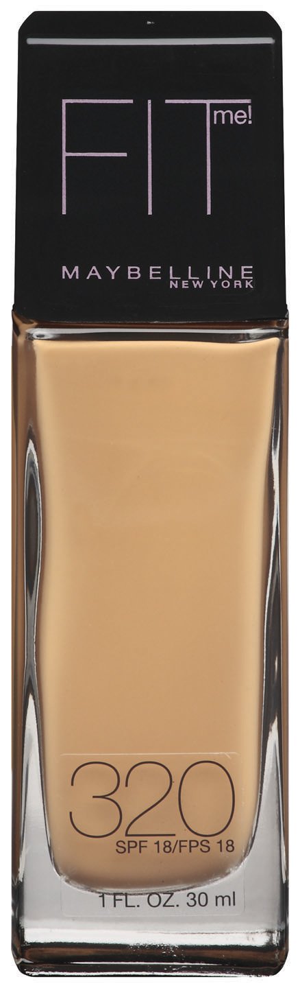 Maybelline New York Fit Me! Foundation, 320 Honey Beige, SPF 18, 1 Fluid Ounce