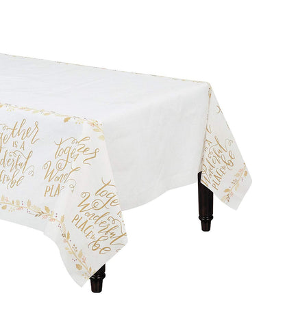 amscan Fall Rectangular Paper Tablecover- 1 pc.