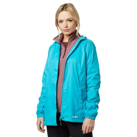 Peter Storm Womens Packable Waterproof Jacket with 2 Zipped Hand Pockets and Adjustable Hood, Pac A Mac, Rain Coat, Cagoule, Outdoors Clothing, Blue, 16