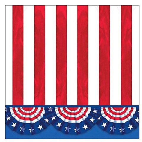 Amscan American Pride Party Beverage Napkins, 125 Ct.