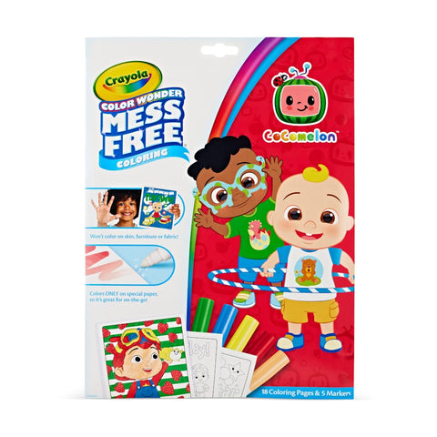 Crayola Color Wonder, Cocomelon Coloring Pages & Mess Free Markers