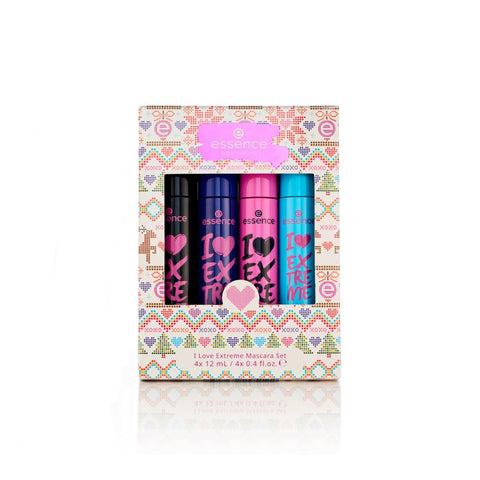 essence | I Love Extreme Mascara Holiday Set | 4 Mascaras in 1 Set | Vegan & Cruelty Free