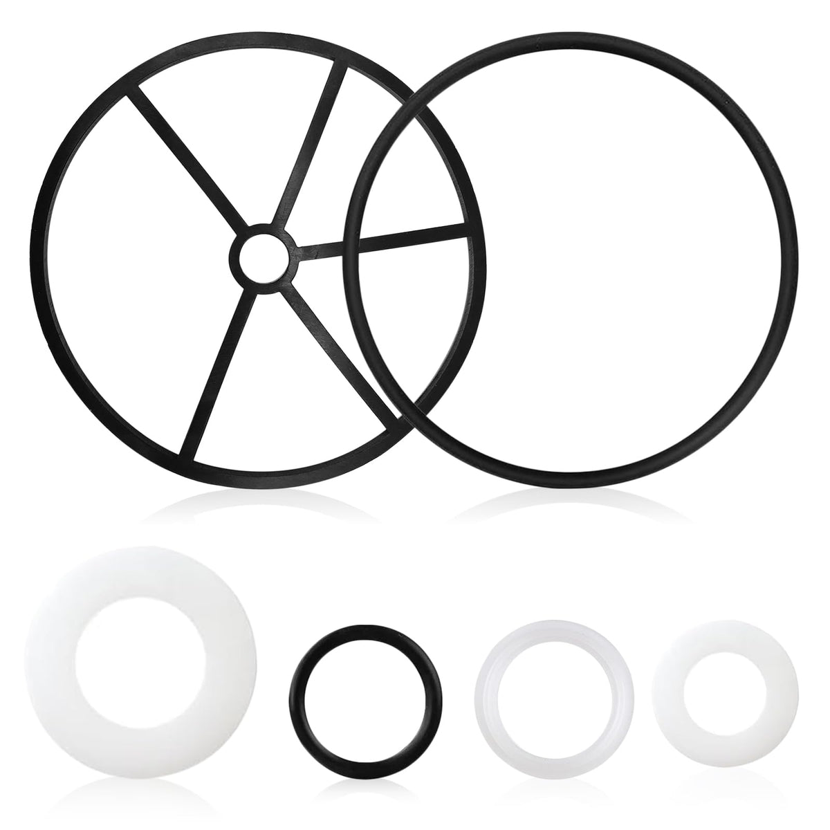 Replacement Sealing Ring Pool Pump, Bestway Flowclear Seal for Sand Filter System 6-Way Valve Rubber Pool Seal Flowclear Replacement Parts Compatible with Hayward Vario-Flo XL Valve Filter