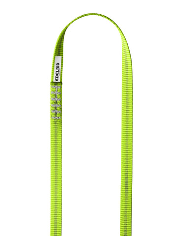 EDELRID Unisex - Adult PES Sling 16 mm Band Sling, Neon Green (499), 180 cm