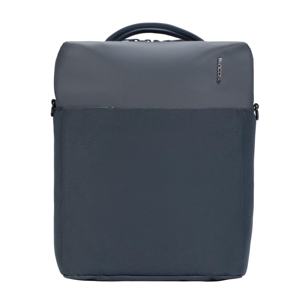Incase A.R.C. Tech Tote & 14 inch Laptop Bag, 11.5L - Versatile Work Tote Bag with Compartments, RFID Pocket + Removable Strap - Durable & Sustainable Travel Tote Bags, Navy (14in x 11in x 4in)