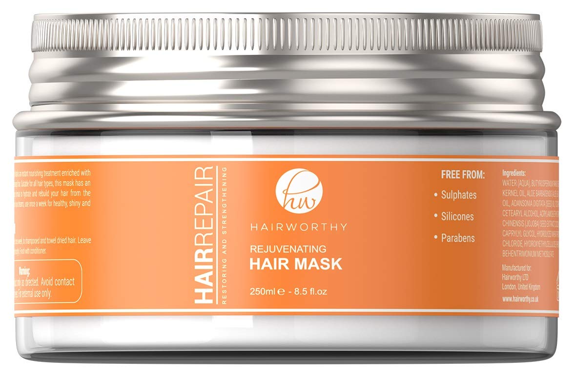 Hairworthy Hairrepair Rejuvenating Hair Mask, Instant Nourishing Treatment, Intensive Deep Revitalizing Formula for Soft, Shiny and Healthy Hair.