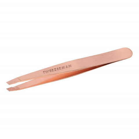 Tweezerman Rose Gold Stainless Steel Slant Tweezer