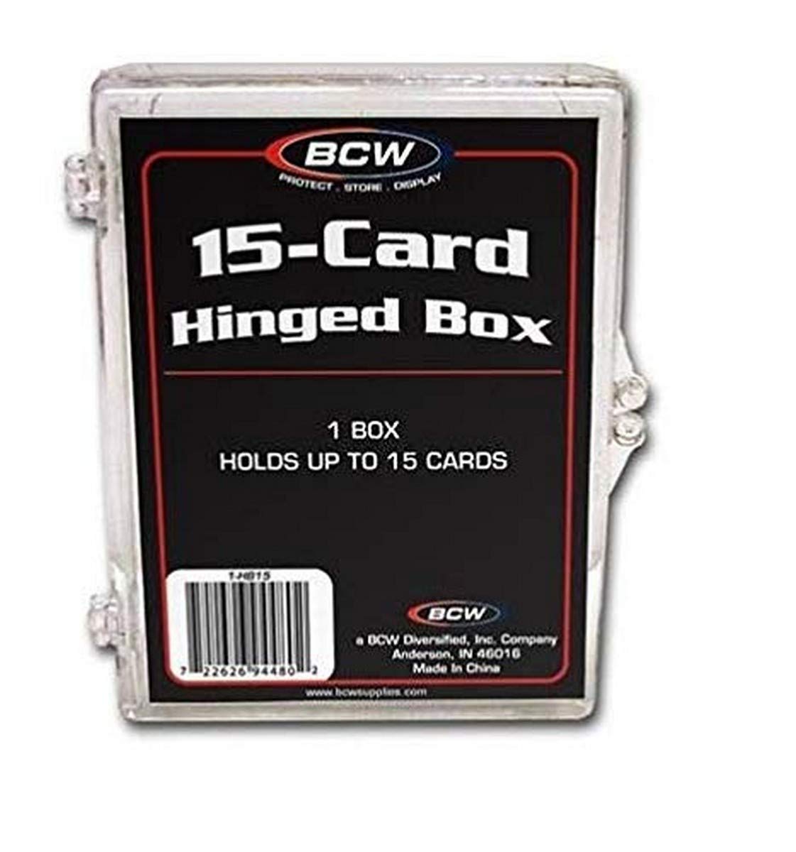 BCW Hinged 15 Trading Card Box