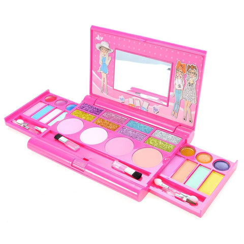 Ampersand Shops Kids All in One Princess Girl's Deluxe Makeup Palette with Mirror