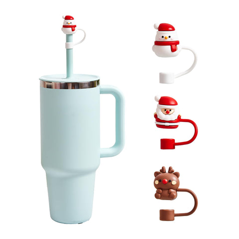 For Hydro Flask Tumbler Straw Lid, 3PCS Straw Cover for Hydro Flask Water Bottles, Silicone Straw Cap for Hydro Flask Cups, Silicone Accessories for Hydro Flask Stainless Steel Tumbler 32Oz 40Oz