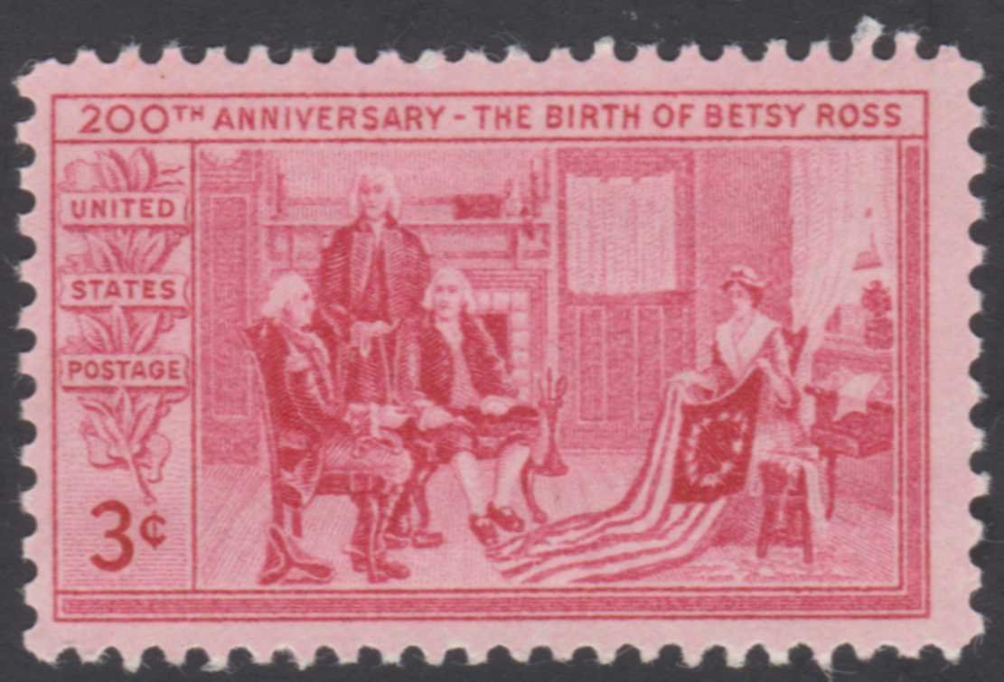 The Birth Of Betsy Ross 3Ãƒâ€šÃ‚Â¢ USA Postage Stamp