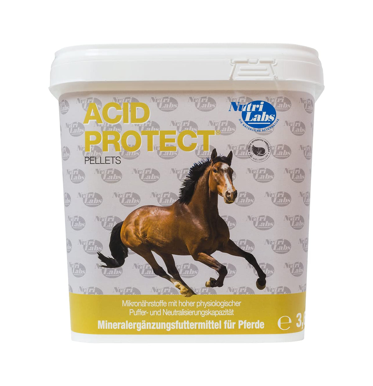 NutriLabs Acid pro Tect Dietary Supplement, Futterm Powder for Horses, 1 Pack (1 x 3.6 Kg