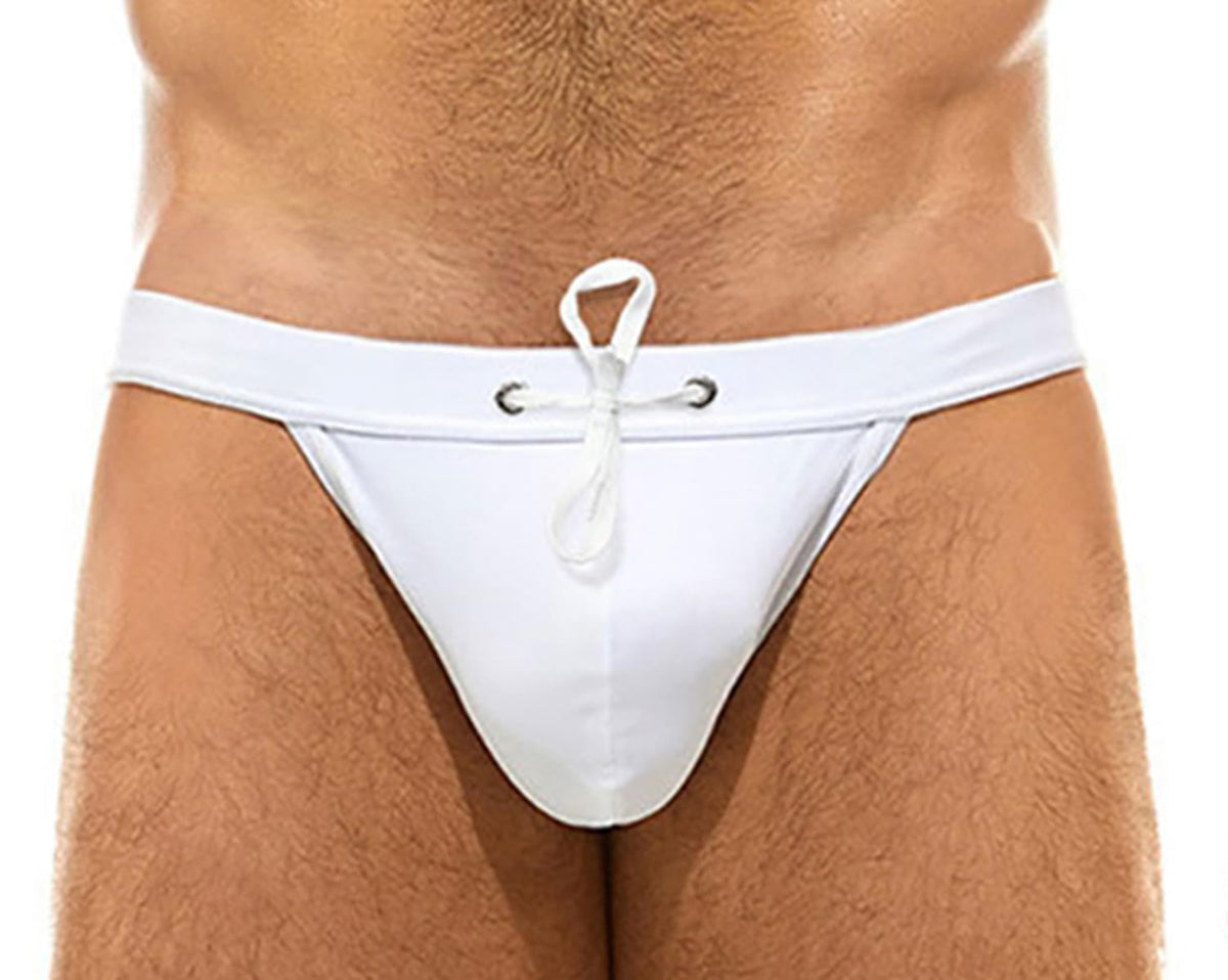 YouKD Mens Swim Briefs Sexy Bikini Bottom Swimwear Boxer Low Waist Swimsuit with Elastic Drawstring