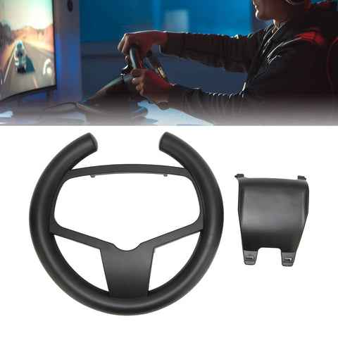 Hilitand PC Racing Wheel, Game Steering Wheel Handle Flexible Precise Cutout Racing Game Driving Controller for PS5 Console, for PS3 for PS4 Switch PC
