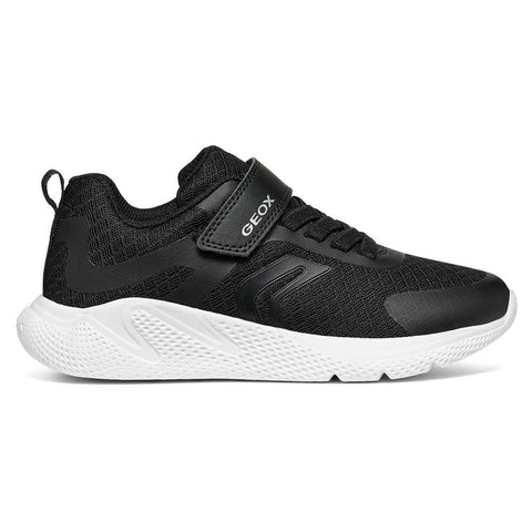 Geox SPRINTYE Junior Girl Sneakers J45FWA Size 13.5 Little Kid Colour Black C9999