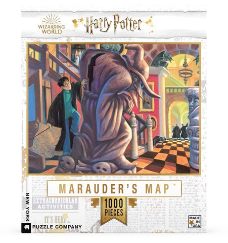 New York Puzzle Company - Harry Potter The Marauder's Map - 1000 Piece Jigsaw Puzzle for Adults by Mary GrandPrÃƒÆ’Ã‚Â©