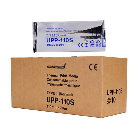 Ultrasound Paper UPP-110S Ultrasound Film/Media 10 Rolls,Type I Thermal Print Film/Media