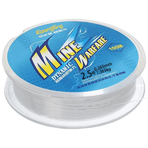 Fish Line Fishing Wire Nylon Thread Clear fishing Wire Clear Wire for Hanging Fishing Wire Strong Clear String for Hanging decorations (blue 2.5)