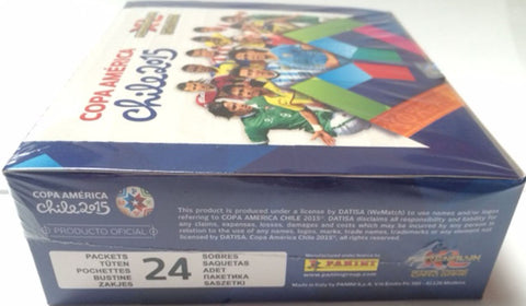 CHILE Copa America Panini 2015 Adrenalyn XL Soccer Cards Box (24 Packs)