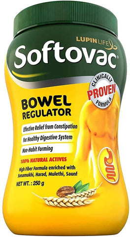 UK Galaxy Store Softovac Bowel Regulator 100 Grams Pack of 4 Digestive Health Bowel Health