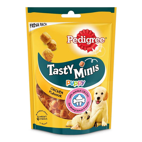 Pedigree Tasty Minis Chewy Cubes, Chicken, 125g