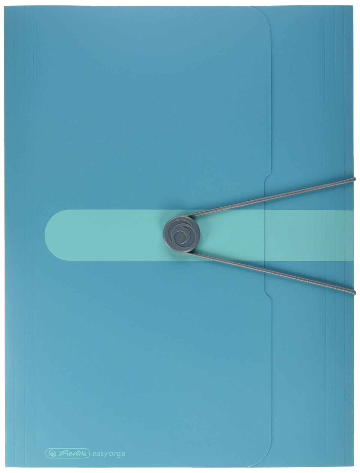 Herlitz 50015900 Elastic Folder A4 Polypropylene Film Caribbean Turquoise