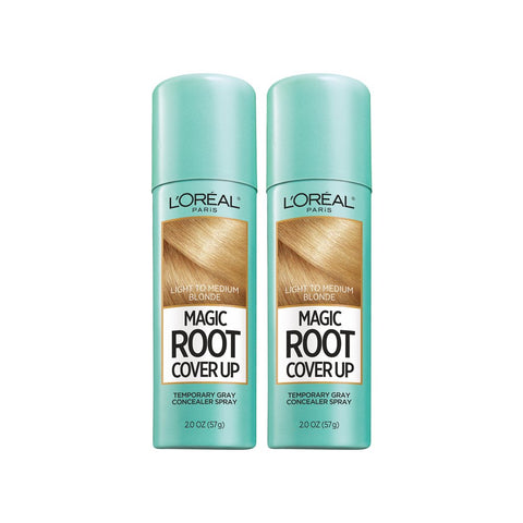 L'Oreal Paris Hair Color Root Cover Up Hair Dye Light to Medium Blonde 2 Ounce (Pack of 2) (Packaging May Vary)