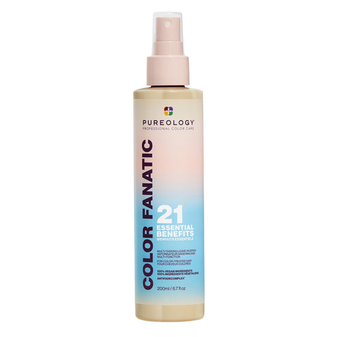 Pureology Color Fanatic, Multi-Tasking Spray, 21 Benefits, Primes, Perfects & Protects Colour-Treated Hair, Leave In Conditioner , Vegan Formulas, Sulphate Free for a Gentle Cleanse, 200 ml