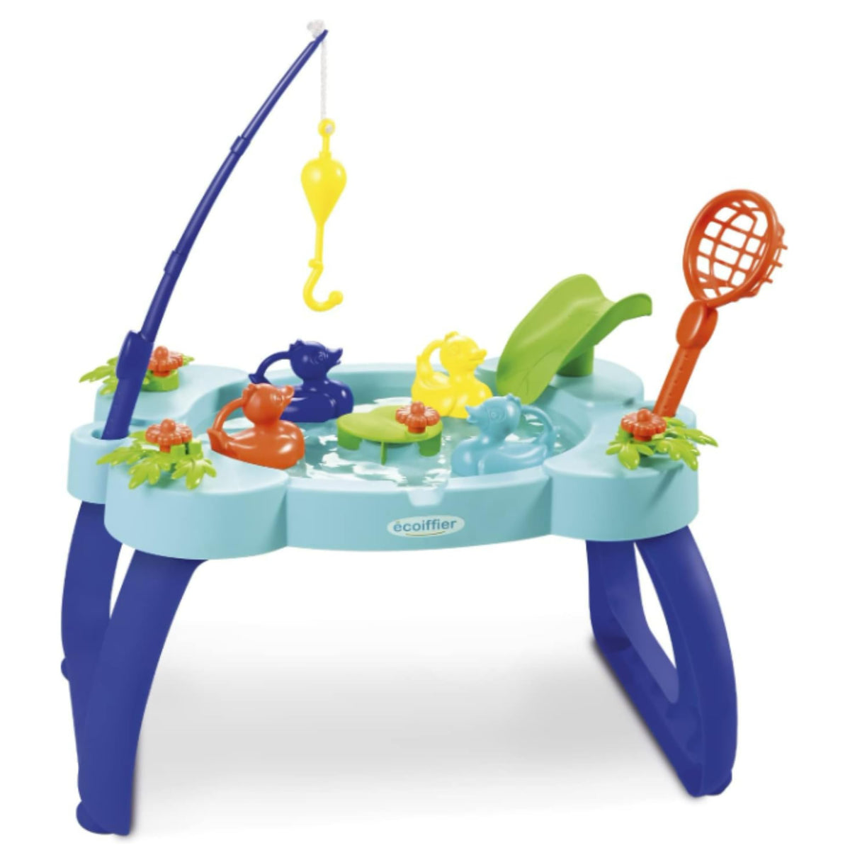 Toys Ecoiffier - 4610 - Duck Fishing Table - Outdoor Game For Kids - From 18 months - Made in France, Multi-colored