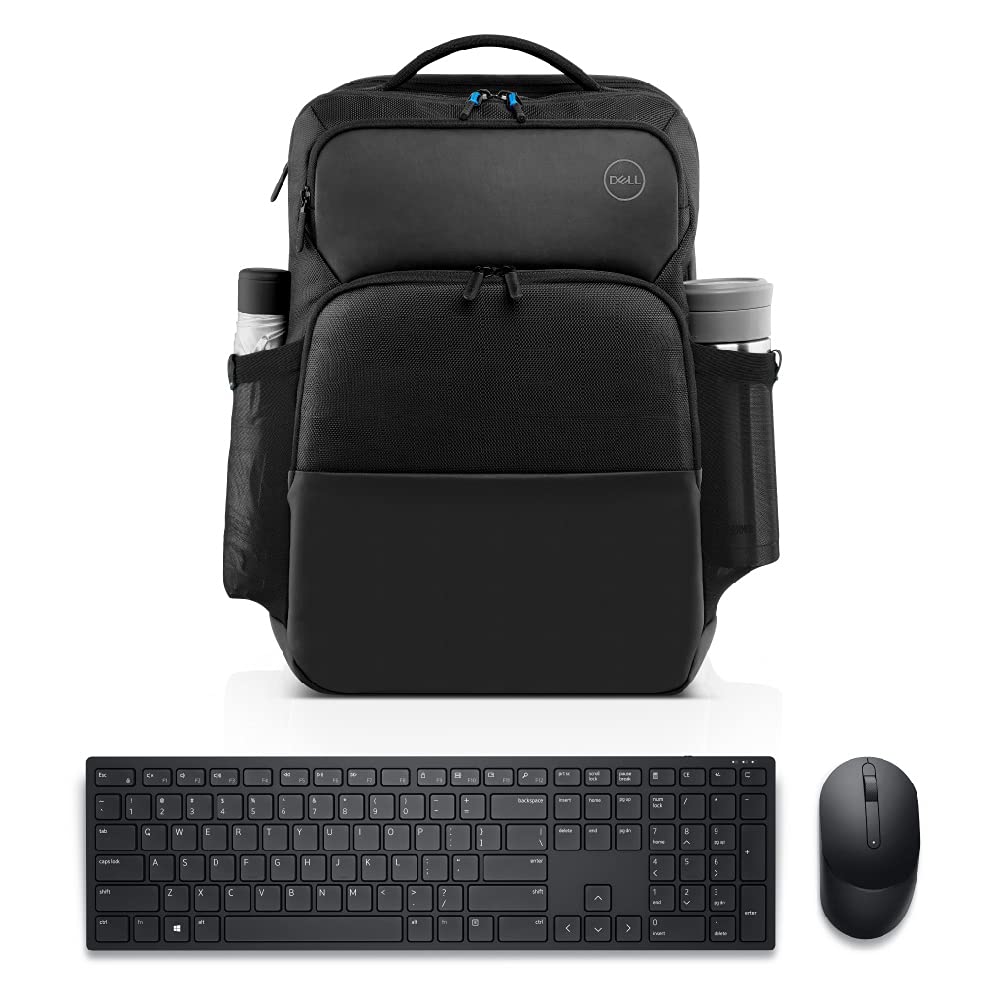Choose Dell Pro Backpack 15 (PO1520P), Made with a More Earth-Friendly Solution-Dyeing Process Than Traditional Dyeing processes and Shock-Absorbing EVA Foam That Protects Your Laptop from Impact.