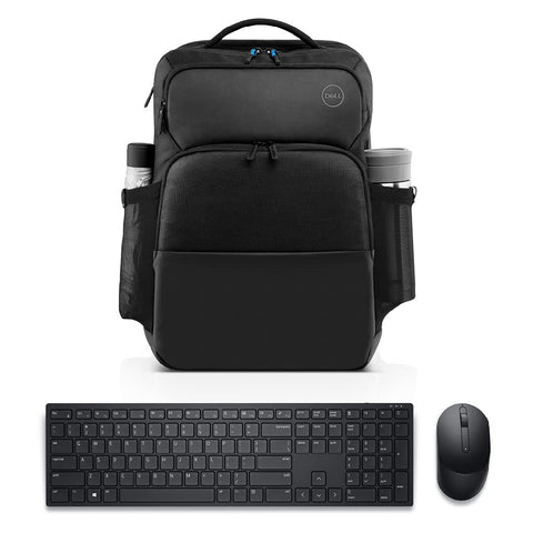 Choose Dell Pro Backpack 15 (PO1520P), Made with a More Earth-Friendly Solution-Dyeing Process Than Traditional Dyeing processes and Shock-Absorbing EVA Foam That Protects Your Laptop from Impact.
