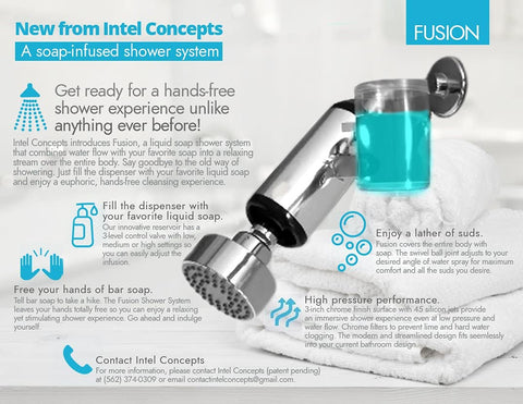 Fusion Shower System, Chrome