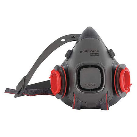 Half Mask Respirator,Black,M Mask Size