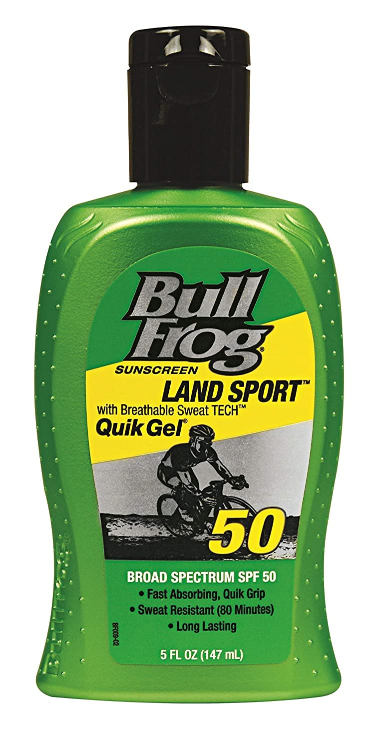BullFrog Land Sport, Quik Gel Sunscreen SPF 50 (Pack of 2)