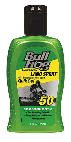BullFrog Land Sport, Quik Gel Sunscreen SPF 50 (Pack of 2)