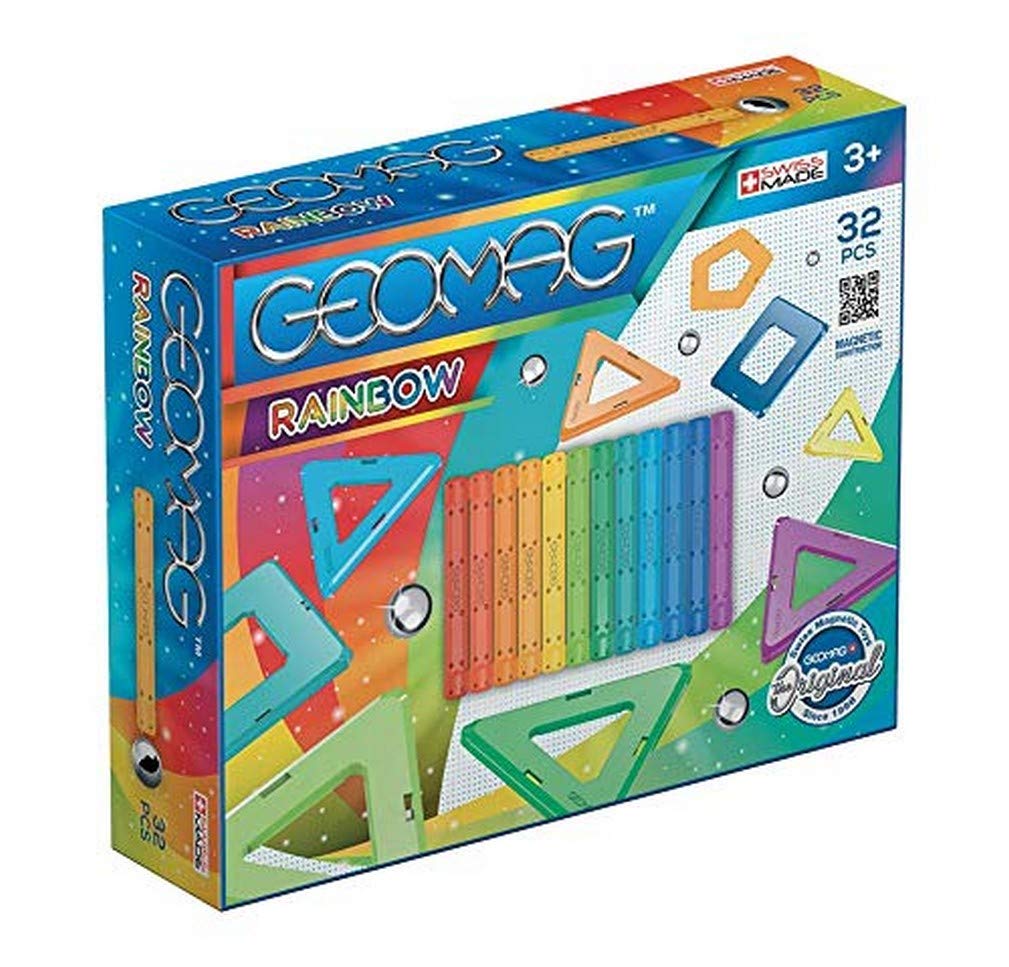 Geomag 370 Rainbow Rainbow-32 pcs, Warm and Cold Colours, 32 Pieces
