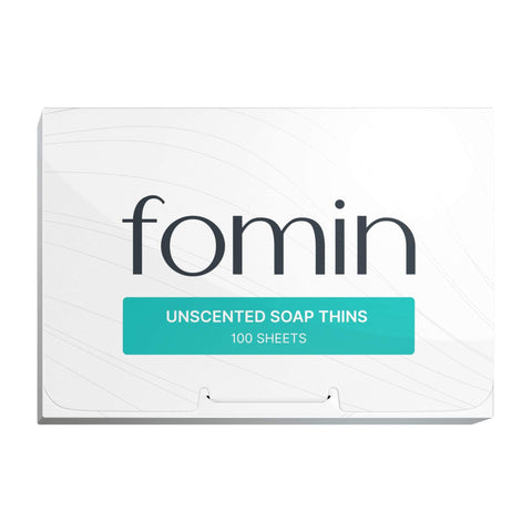 FOMIN - Antibacterial Paper Soap Sheets for Hand Washing - (100 Sheets) Unscented Portable Travel Soap Sheets, Dissolvable Camping Mini Soap, Portable Hand Soap Sheets