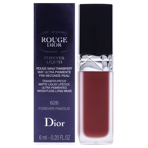 Christian Dior Rouge Dior Forever Liquid Matte - 626 Forever Famous Lipstick Women 0.2 oz